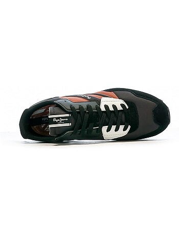 Sapatilhas Pepe Jeans Foster para Homem em Preto e Camel