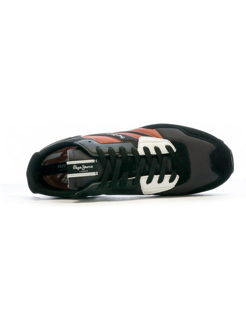 Sapatilhas Pepe Jeans Foster para Homem em Preto e Camel - Kiabi Sapatilhas Pepe Jeans Foster para Homem em Preto e Camel - Kiabi