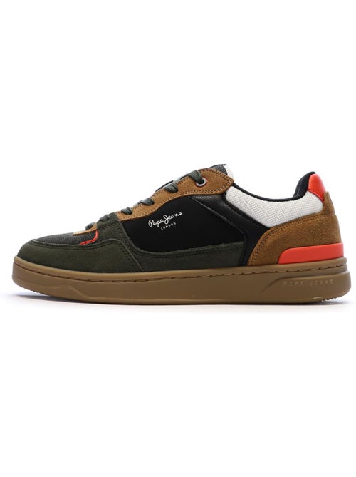 Sapatilhas Pepe Jeans Kore Skate Kaki/Camel para Homem - Kiabi Sapatilhas Pepe Jeans Kore Skate Kaki/Camel para Homem - Kiabi