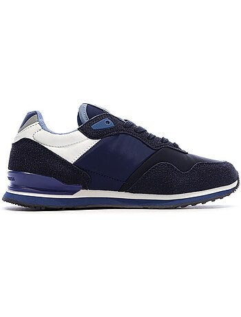 Sapatilhas pepe jeans london berg para homem azul-marinho
