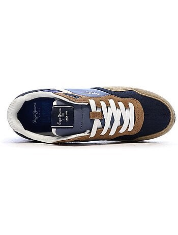 Sapatilhas Pepe Jeans London Class M Marine/Camel para Homem