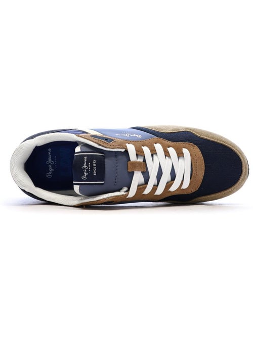 Sapatilhas Pepe Jeans London Class M Marine/Camel para Homem - Kiabi Sapatilhas Pepe Jeans London Class M Marine/Camel para Homem - Kiabi