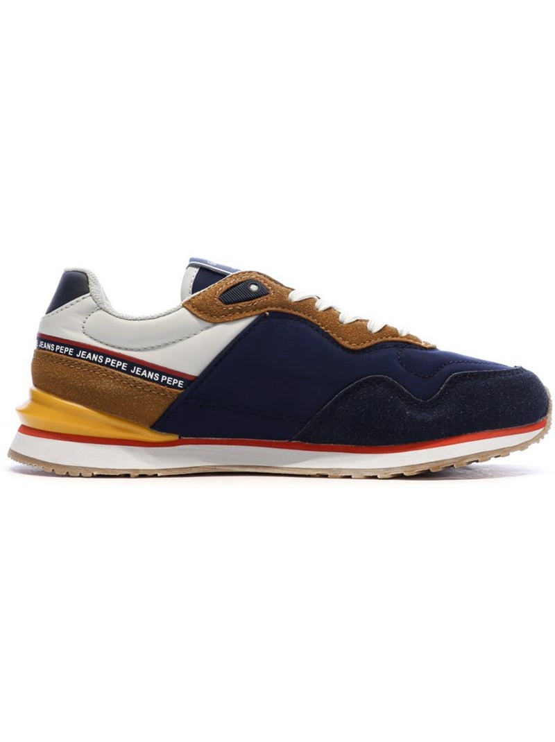 Sapatilhas pepe jeans london para homem - azul marinho, camel e amarelo Azul-marinho - Kiabi