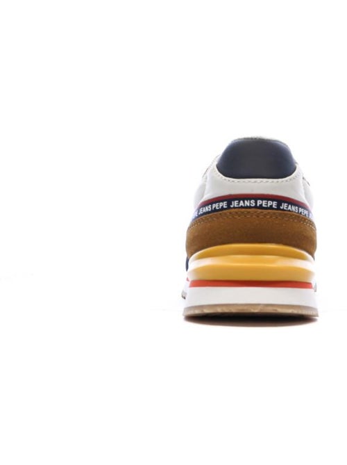 Sapatilhas pepe jeans london para homem - azul marinho, camel e amarelo - Kiabi Sapatilhas pepe jeans london para homem - azul marinho, camel e amarelo - Kiabi