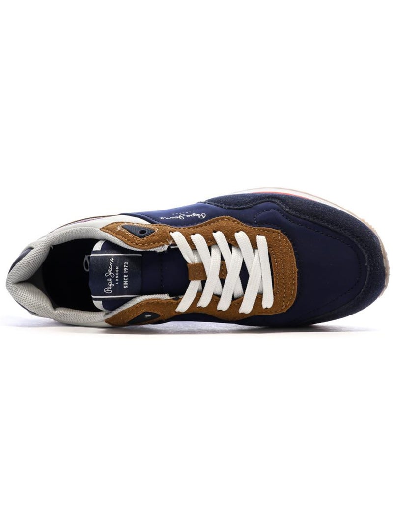 Sapatilhas pepe jeans london para homem - azul marinho, camel e amarelo Azul-marinho - Kiabi