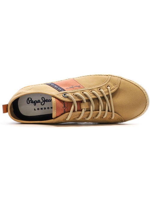 Sapatilhas Pepe Jeans Maoui Castanho/Rosa para Homem - Kiabi Sapatilhas Pepe Jeans Maoui Castanho/Rosa para Homem - Kiabi