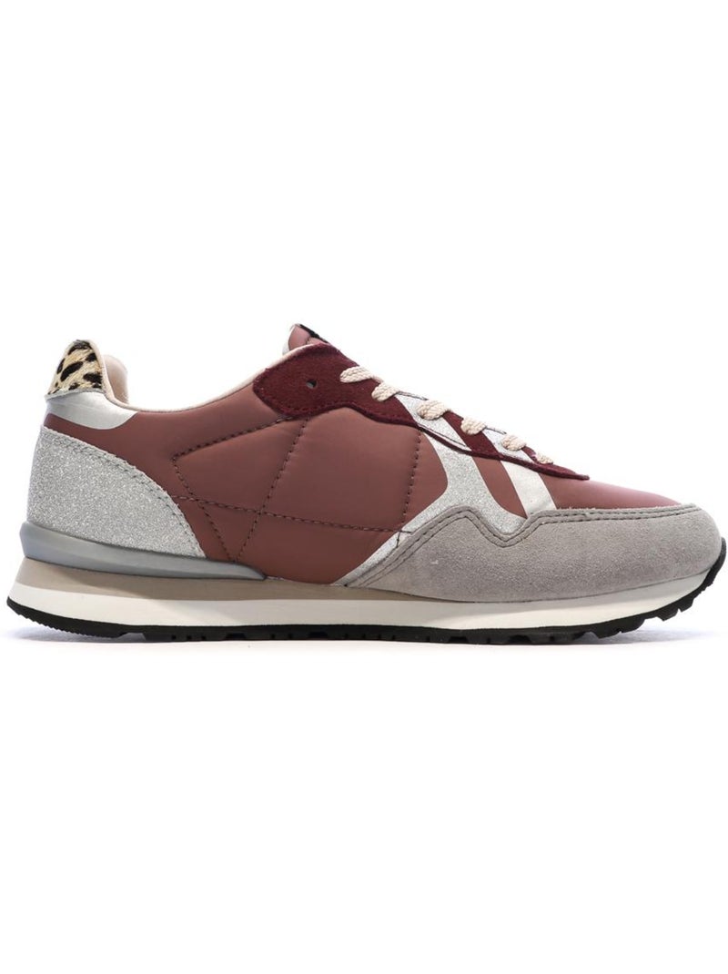 Sapatilhas pepe jeans marlon bordeaux/gris para mulher Rosa - Kiabi