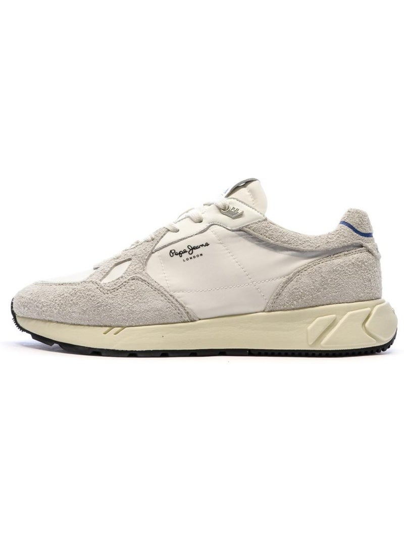 Sapatilhas Pepe Jeans Marlon Divided para Homem Brancas/Cinzento Branco - Kiabi