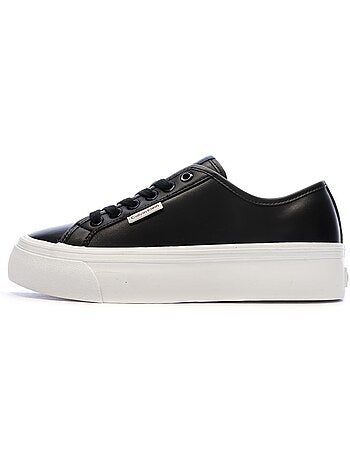 Sapatilhas Pretas Calvin Klein Jeans Low Pro Cups para Mulher