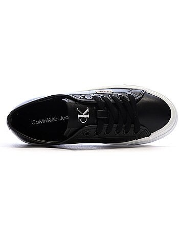 Sapatilhas Pretas Calvin Klein Jeans Low Pro Cups para Mulher