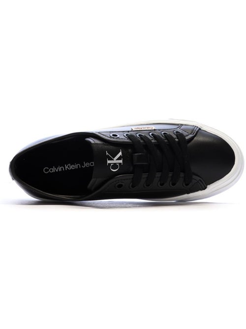 Sapatilhas Pretas Calvin Klein Jeans Low Pro Cups para Mulher - Kiabi
