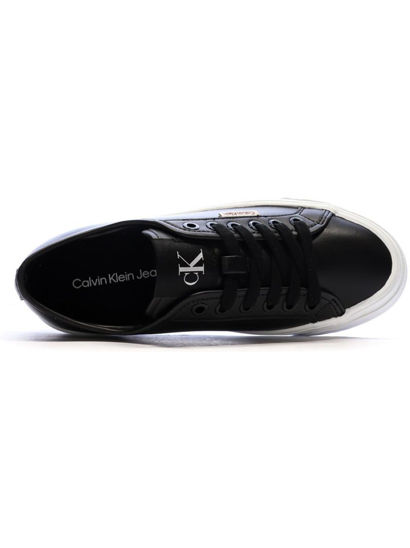 Sapatilhas Pretas Calvin Klein Jeans Low Pro Cups para Mulher Preto - Kiabi