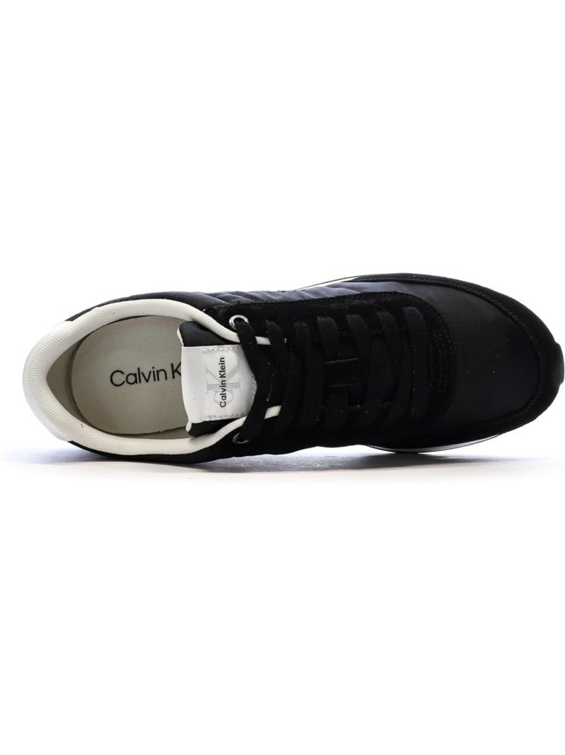 Sapatilhas Pretas Calvin Klein Jeans Retrô para Homem Preto - Kiabi