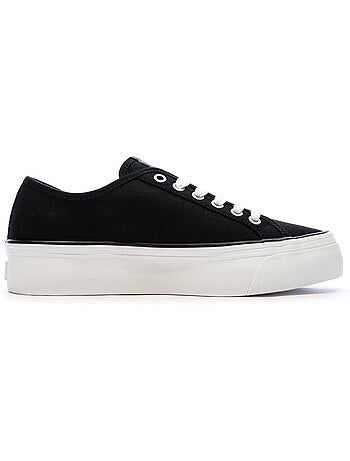 Sapatilhas Pretas Calvin Klein Jeans Vulc para Mulher