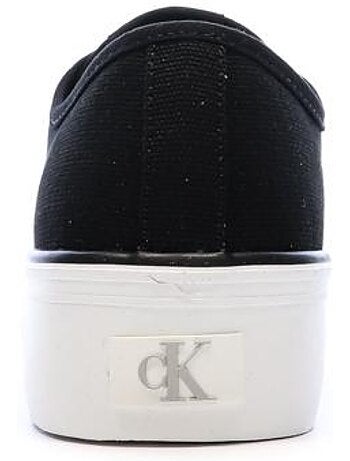 Sapatilhas Pretas Calvin Klein Jeans Vulc para Mulher