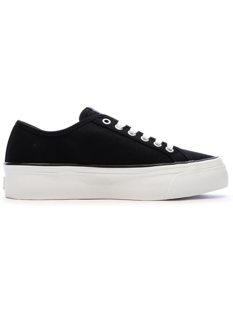 Sapatilhas Pretas Calvin Klein Jeans Vulc para Mulher Preto - Kiabi