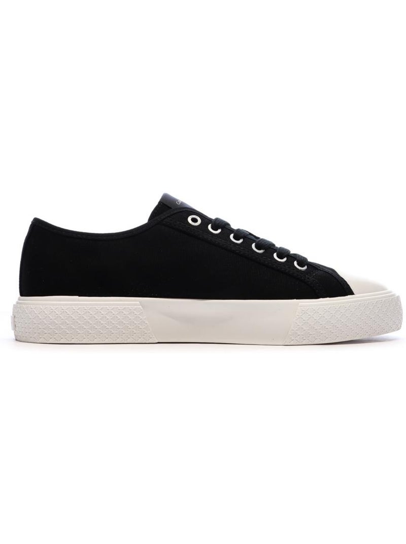 Sapatilhas pretas de atacadores calvin klein jeans para mulher Preto - Kiabi
