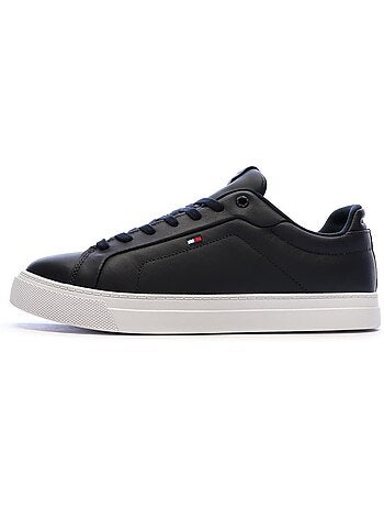 Sapatilhas pretas de homem tommy hilfiger icon