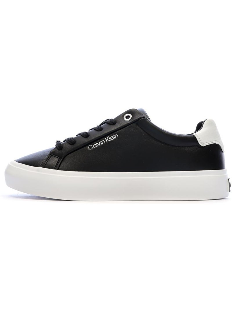 Sapatilhas Pretas de Renda Calvin Klein Jeans para Mulher Preto - Kiabi