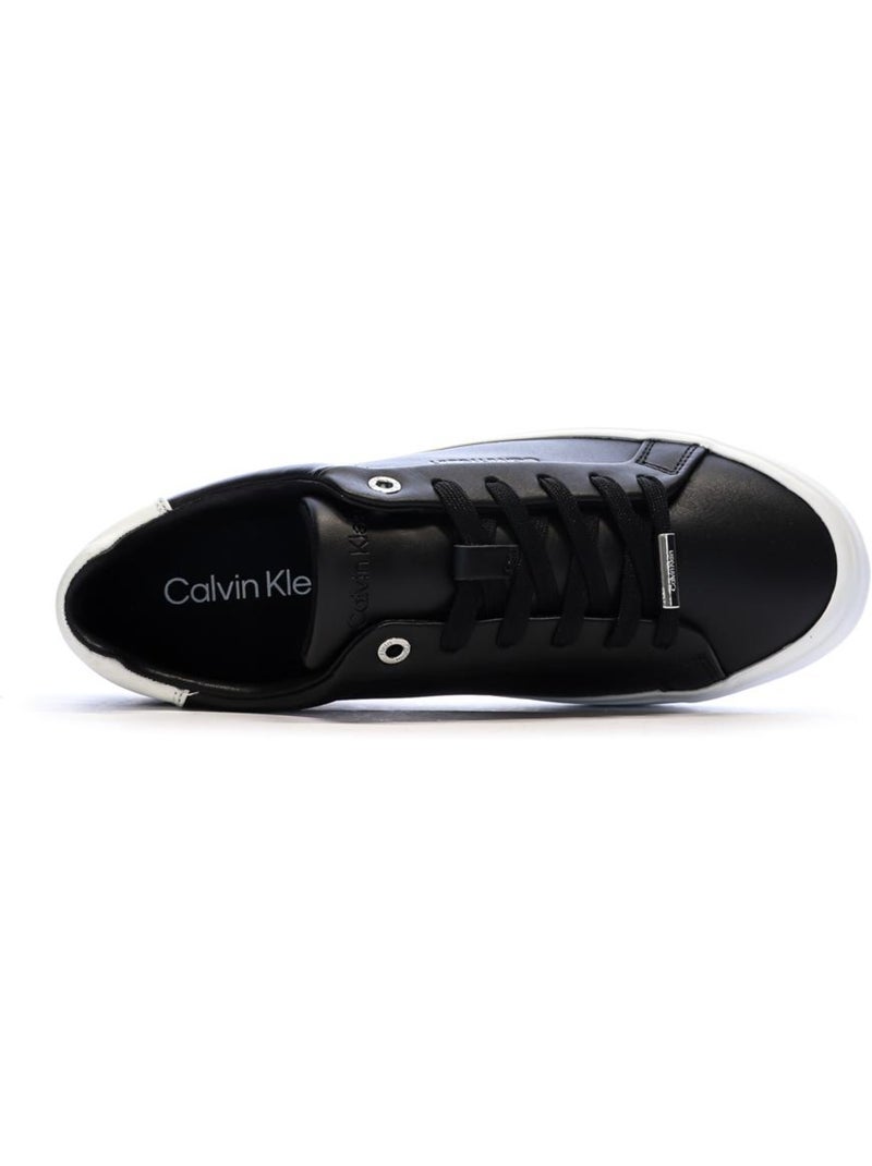 Sapatilhas Pretas de Renda Calvin Klein Jeans para Mulher Preto - Kiabi