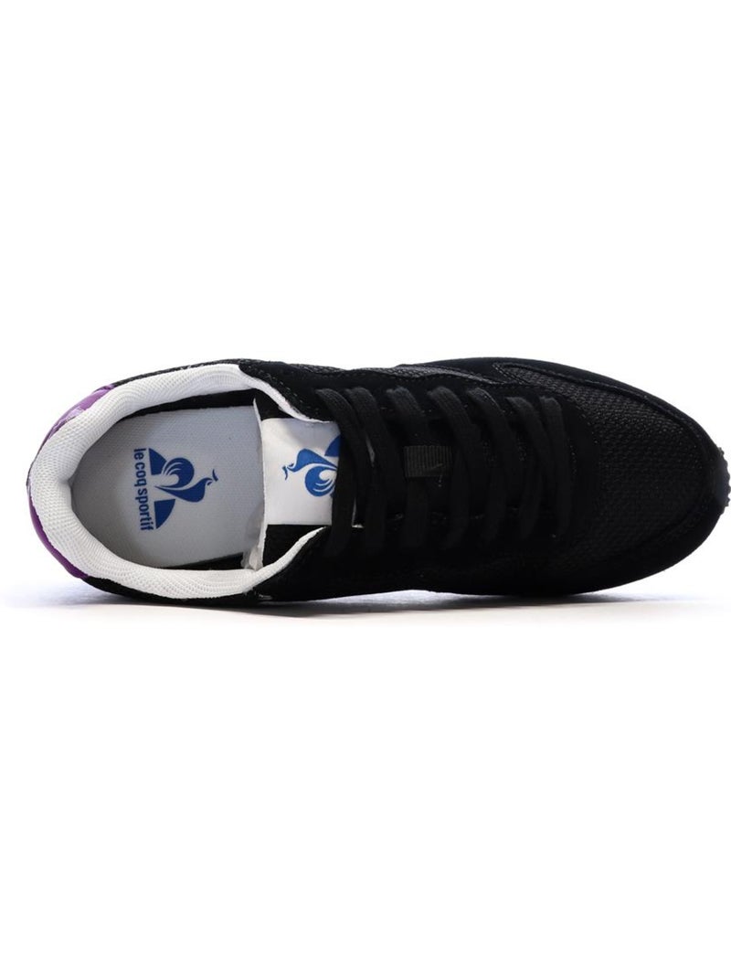Sapatilhas Pretas Femininas Le Coq Sportif Alpha Preto - Kiabi