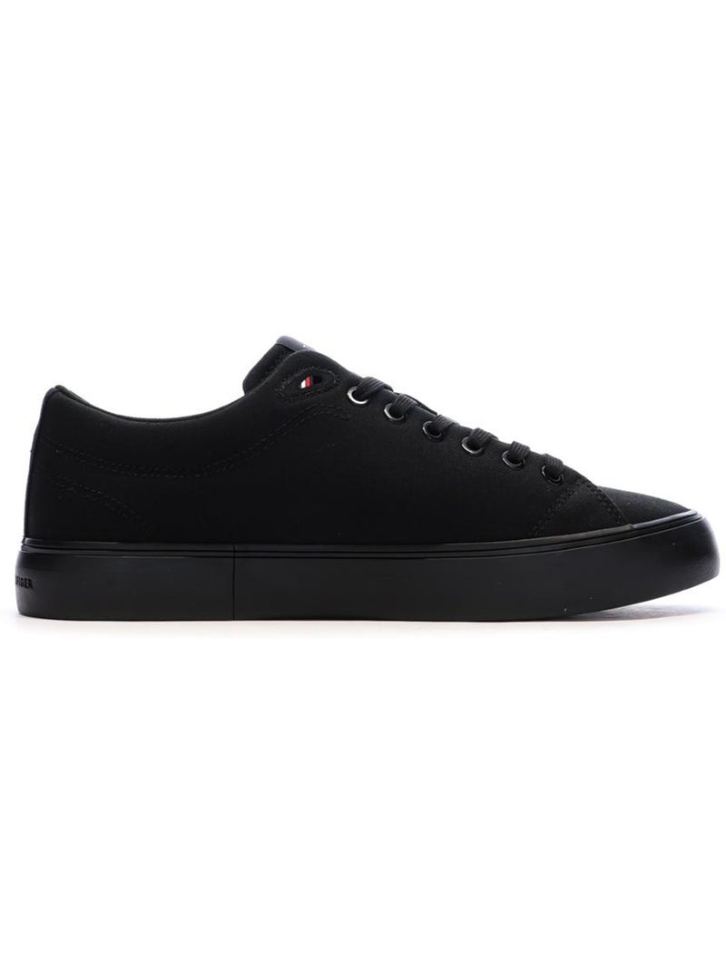 Sapatilhas pretas harlem tommy hilfiger para homem Preto - Kiabi