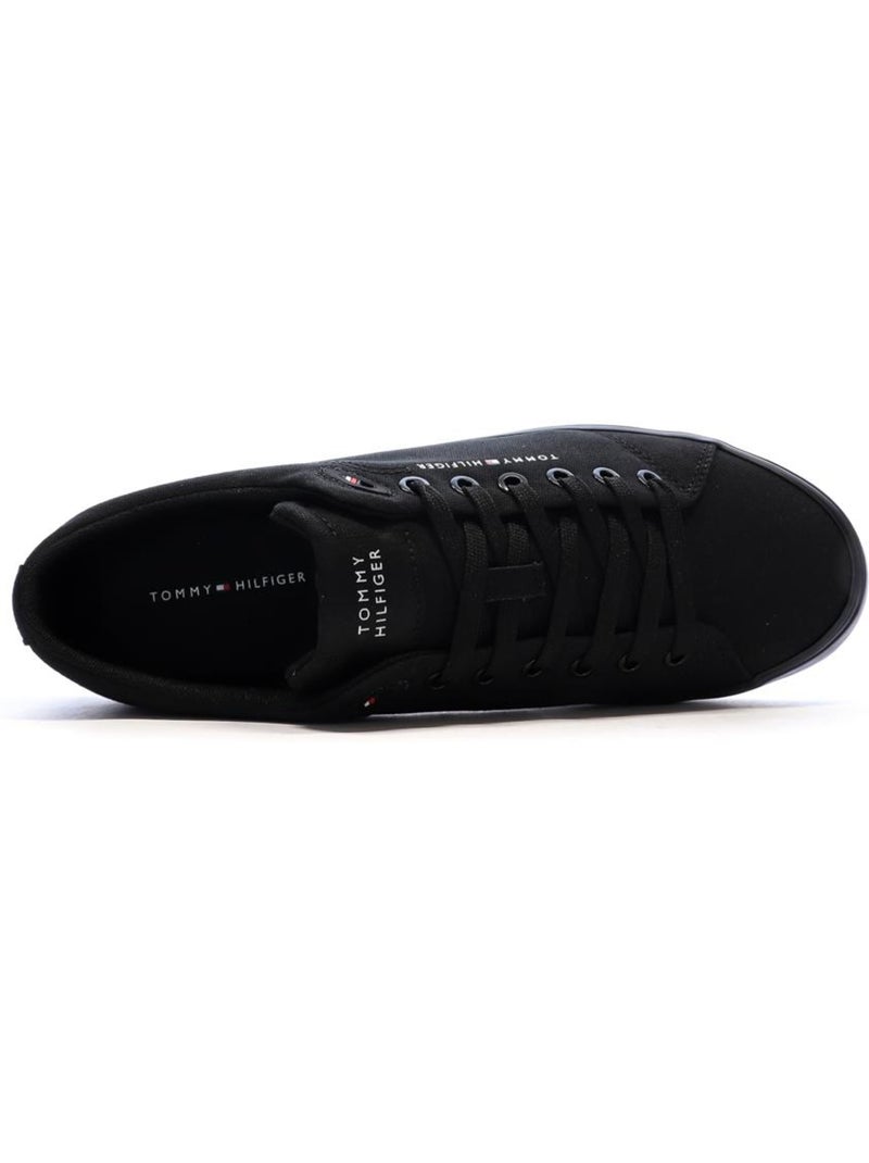 Sapatilhas pretas harlem tommy hilfiger para homem Preto - Kiabi