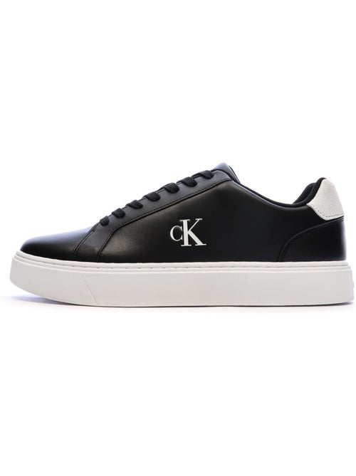 Sapatilhas Pretas Masculinas Calvin Klein Jeans Classic Cupsole com Atacadores - Kiabi Sapatilhas Pretas Masculinas Calvin Klein Jeans Classic Cupsole com Atacadores - Kiabi
