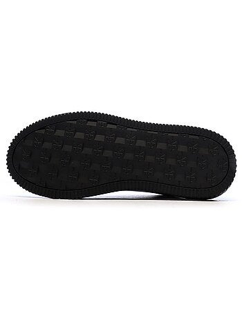 Sapatilhas Pretas Masculinas Calvin Klein Jeans Classic Cupsole com Atacadores