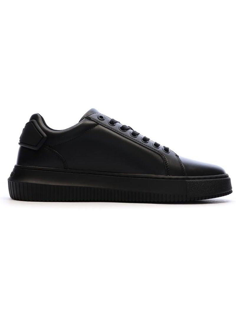 Sapatilhas Pretas Masculinas Calvin Klein Jeans Classic Cupsole com Atacadores Preto - Kiabi