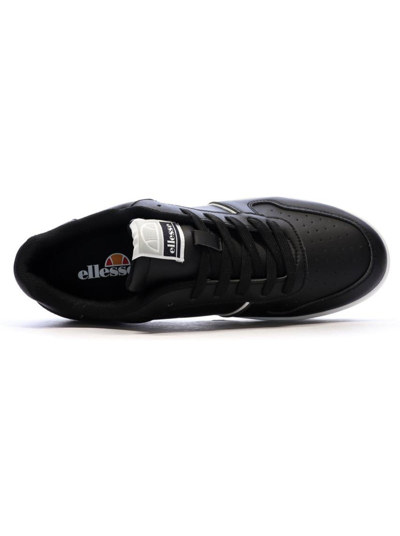 Sapatilhas pretas masculinas ellesse star Preto Branco - Kiabi