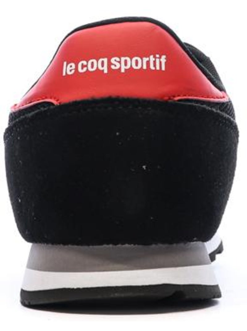 Sapatilhas Pretas Masculinas Le Coq Sportif Astra Preto Vermelho Branco - Kiabi