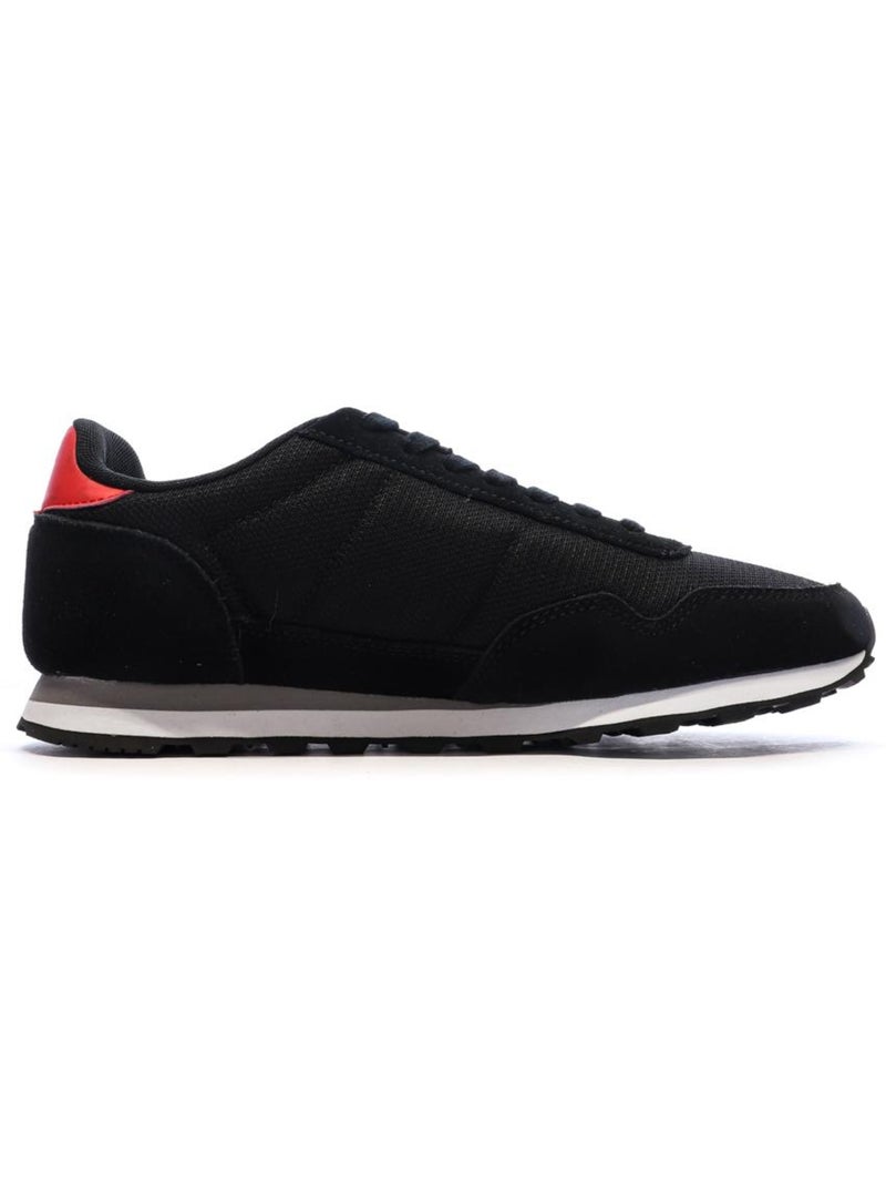 Sapatilhas Pretas Masculinas Le Coq Sportif Astra Preto Vermelho - Kiabi