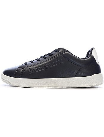 Sapatilhas Pretas Masculinas Le Coq Sportif Courtgalo