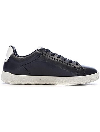 Sapatilhas Pretas Masculinas Le Coq Sportif Courtgalo