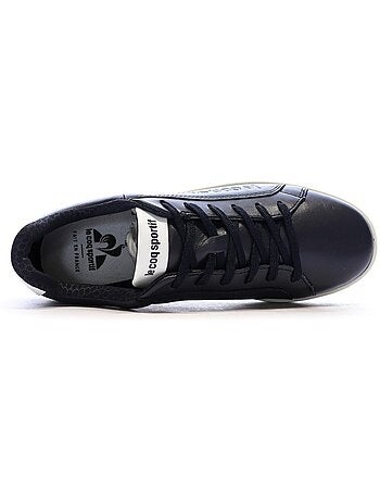 Sapatilhas pretas masculinas le coq sportif courtgalo