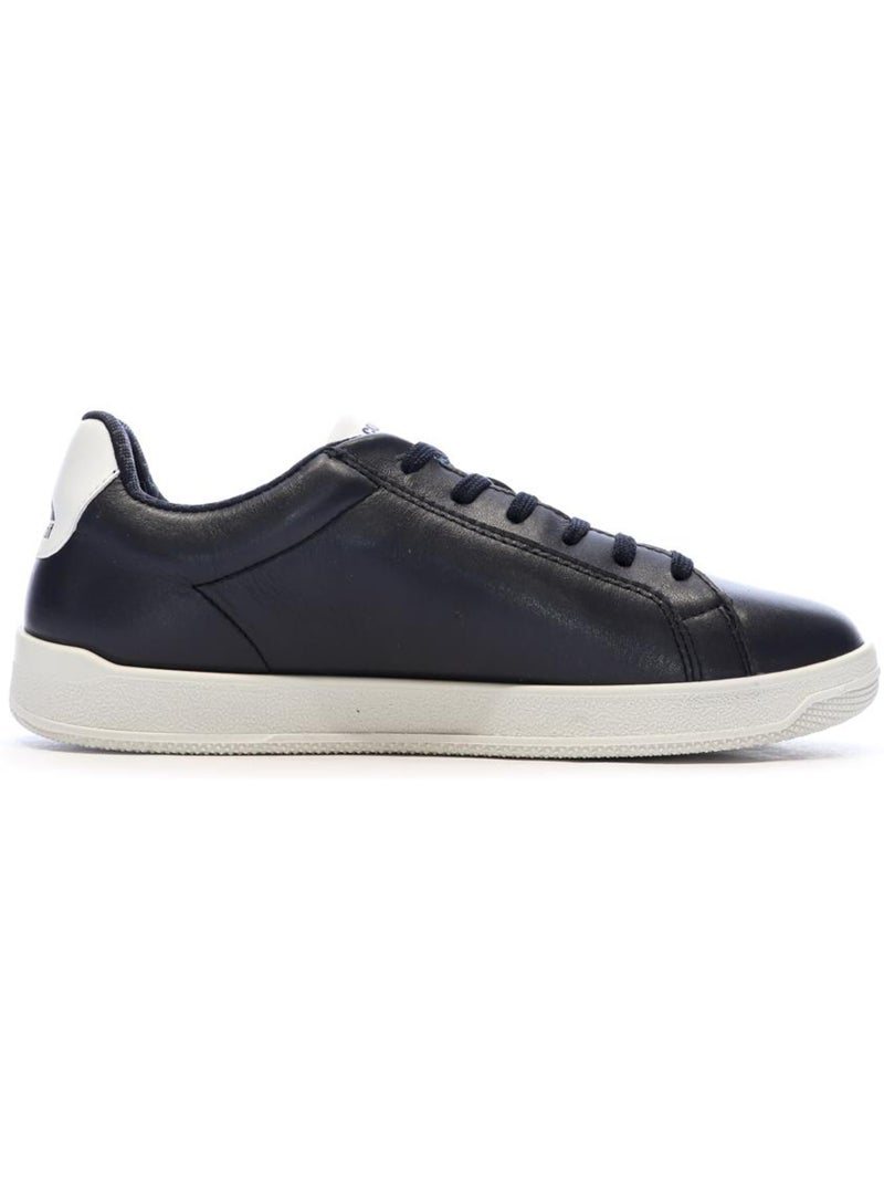 Sapatilhas Pretas Masculinas Le Coq Sportif Courtgalo Preto - Kiabi