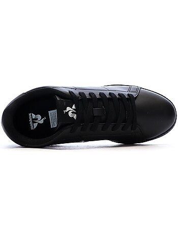 Sapatilhas Pretas Masculinas Le Coq Sportif Courtset