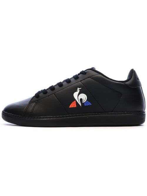 Sapatilhas Pretas Masculinas Le Coq Sportif Courtset - Kiabi Sapatilhas Pretas Masculinas Le Coq Sportif Courtset - Kiabi