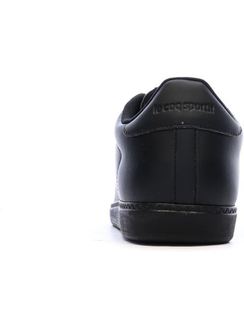 Sapatilhas Pretas Masculinas Le Coq Sportif Courtset Preto - Kiabi
