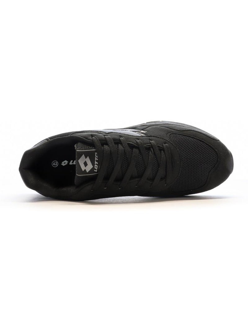 Sapatilhas Pretas Masculinas Lotto Twenty6 Preto Cinza - Kiabi