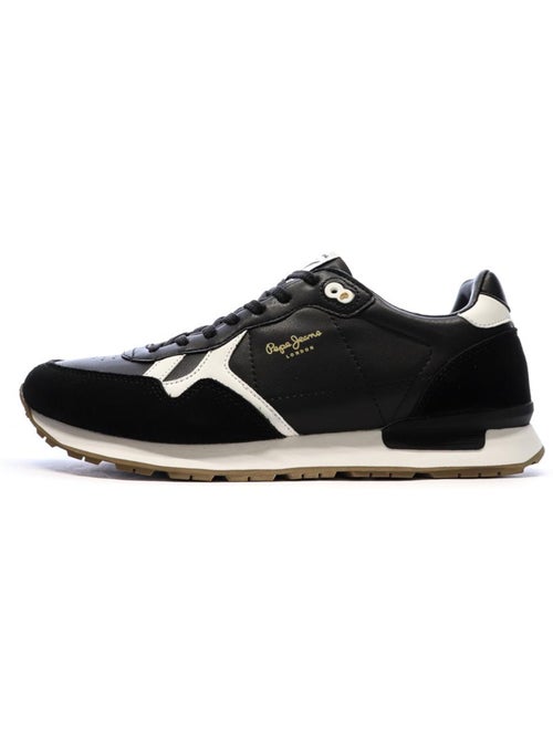 Sapatilhas Pretas Masculinas Pepe Jeans Brit Supra - Kiabi Sapatilhas Pretas Masculinas Pepe Jeans Brit Supra - Kiabi