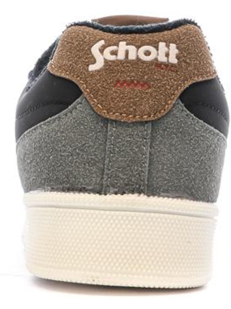 Sapatilhas Pretas Masculinas Schott Titan Preto - Kiabi
