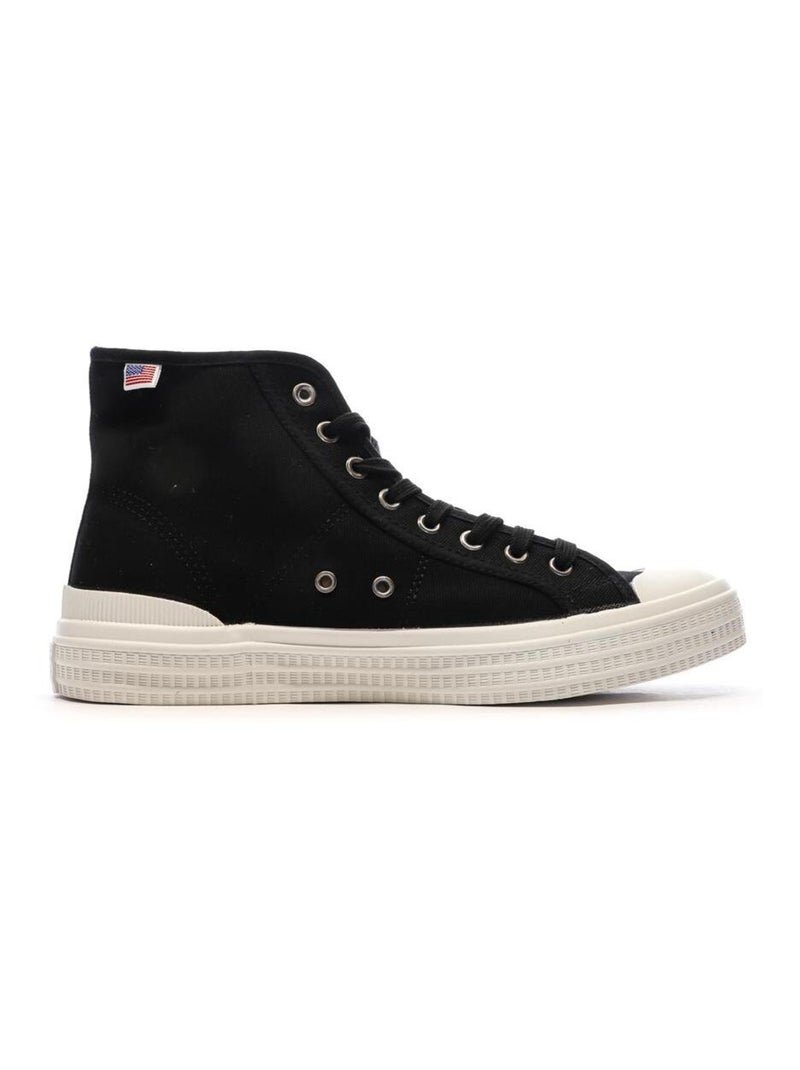 Sapatilhas pretas masculinas schott william Preto - Kiabi