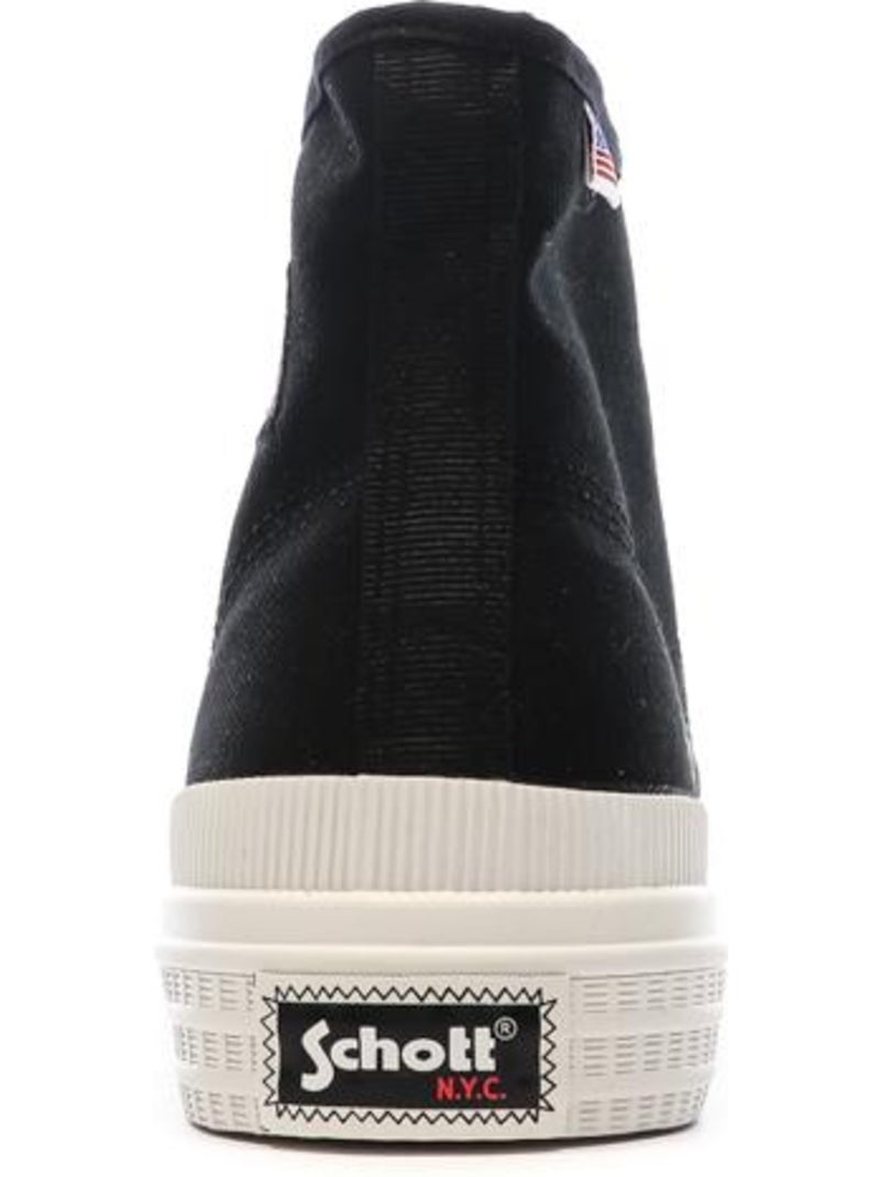 Sapatilhas pretas masculinas schott william Preto - Kiabi