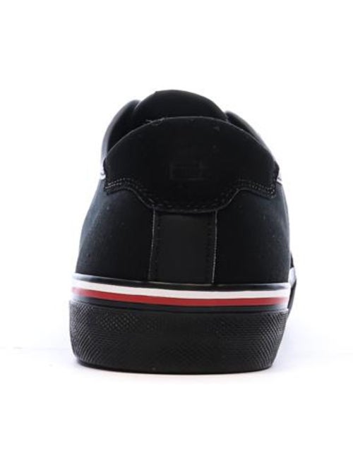 Sapatilhas Pretas Masculinas Tommy Hilfiger Core Corporate Vulcs - Kiabi Sapatilhas Pretas Masculinas Tommy Hilfiger Core Corporate Vulcs - Kiabi