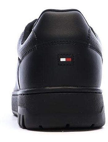 Sapatilhas pretas masculinas tommy hilfiger th hi vulc