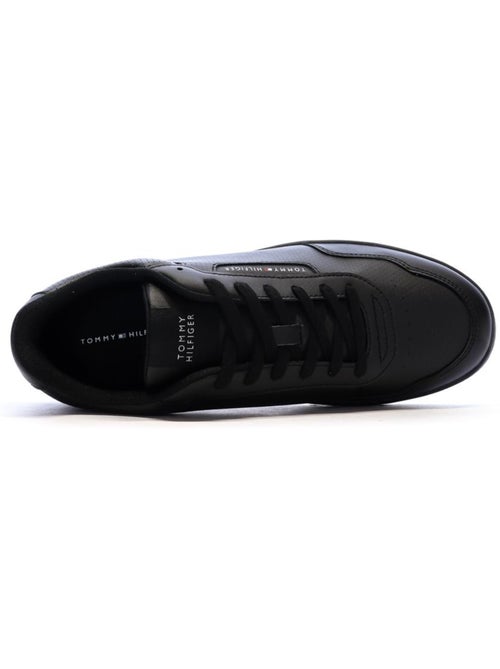 Sapatilhas pretas masculinas tommy hilfiger th hi vulc - Kiabi