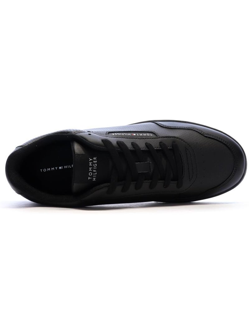 Sapatilhas pretas masculinas tommy hilfiger th hi vulc Preto - Kiabi