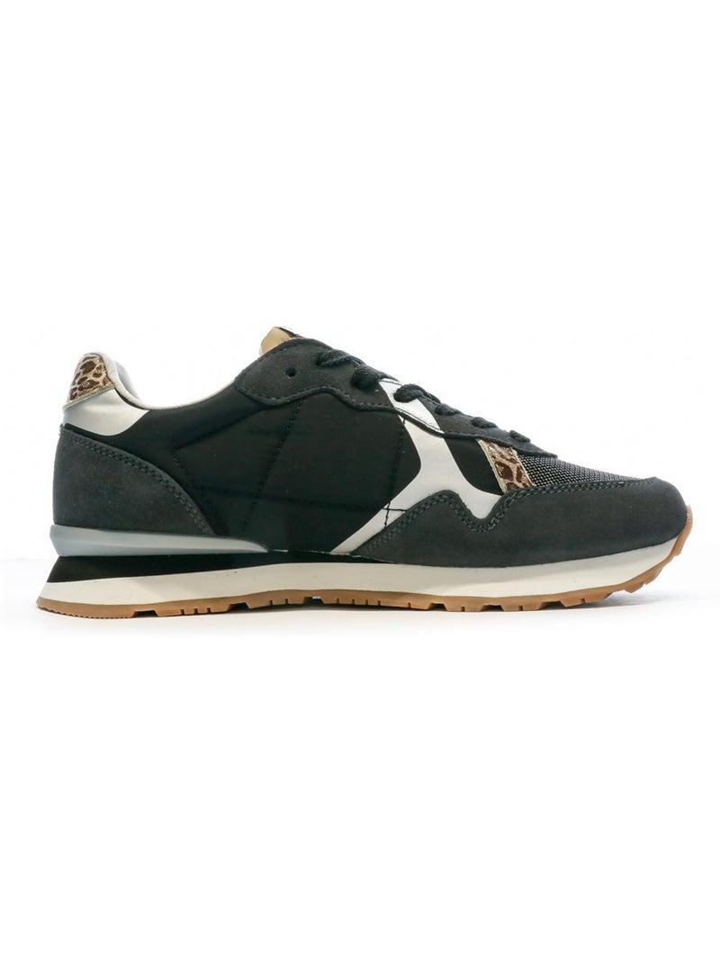 Sapatilhas Pretas Pepe Jeans Brit Print Night para Mulher Preto - Kiabi